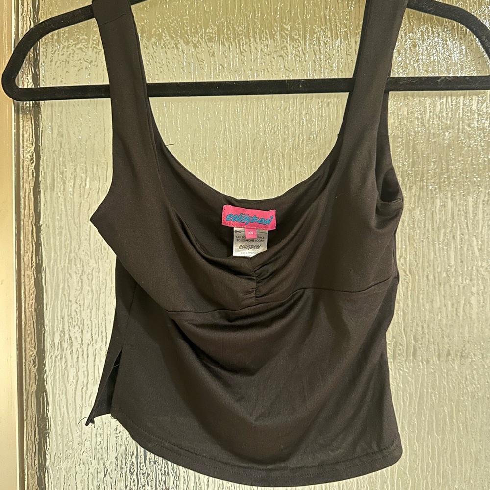 Edikted black tank top